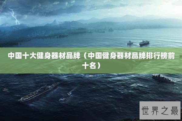 中国十大健身器材品牌（中国健身器材品牌排行榜前十名）