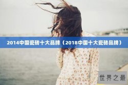 2014中国瓷砖十大品牌（2018中国十大瓷砖品牌）