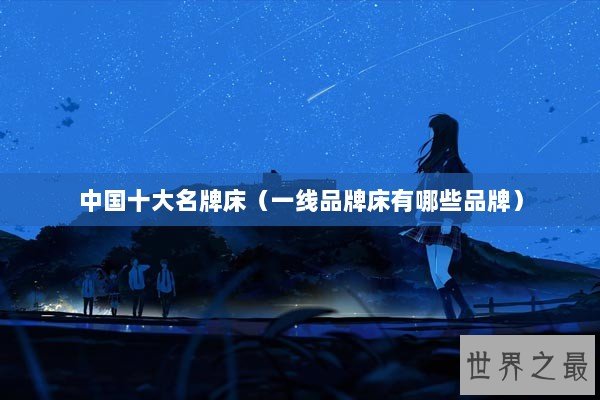 中国十大名牌床（一线品牌床有哪些品牌）