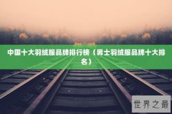 中国十大羽绒服品牌排行榜（男士羽绒服品牌十大排名）