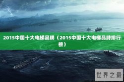 2015中国十大电梯品牌（2015中国十大电梯品牌排行榜）