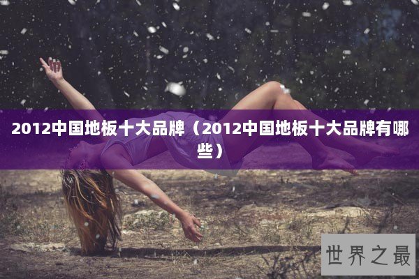 2012中国地板十大品牌（2012中国地板十大品牌有哪些）