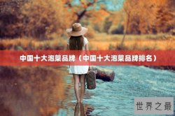 中国十大泡菜品牌（中国十大泡菜品牌排名）