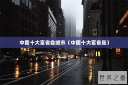 中国十大富省会城市（中国十大富省是）