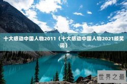 十大感动中国人物2011（十大感动中国人物2021颁奖词）