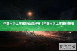 中国十大上市银行业绩分析（中国十大上市银行排名）