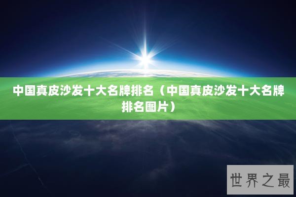 中国真皮沙发十大名牌排名（中国真皮沙发十大名牌排名图片）