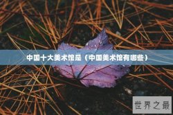 中国十大美术馆是（中国美术馆有哪些）
