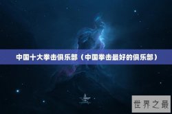 中国十大拳击俱乐部（中国拳击最好的俱乐部）