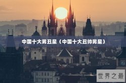 中国十大男丑星（中国十大丑帅男星）