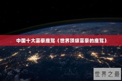 中国十大富豪座驾（世界顶级富豪的座驾）