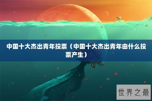 中国十大杰出青年投票（中国十大杰出青年由什么投票产生）