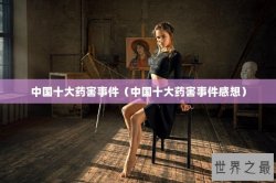 中国十大药害事件（中国十大药害事件感想）