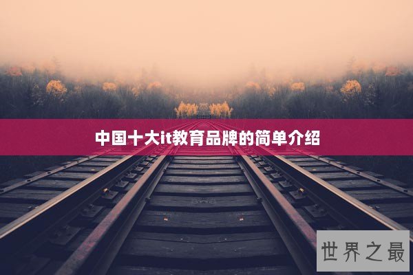 中国十大it教育品牌的简单介绍