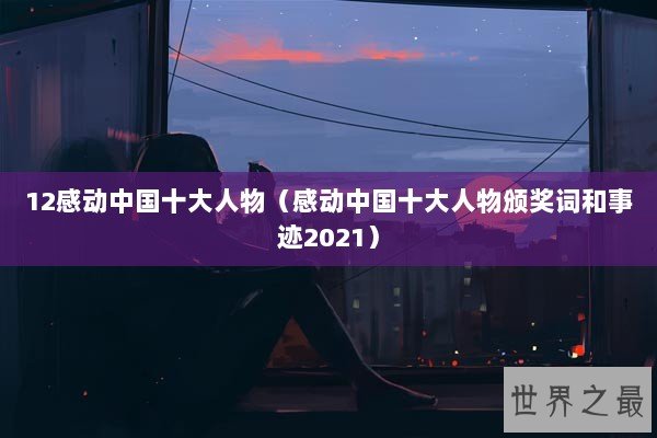 12感动中国十大人物（感动中国十大人物颁奖词和事迹2021）