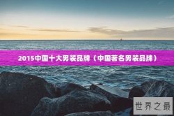 2015中国十大男装品牌（中国著名男装品牌）