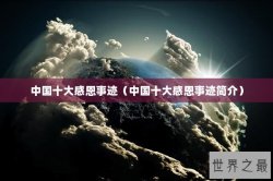 中国十大感恩事迹（中国十大感恩事迹简介）