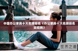 中国办公家具十大名牌排名（办公家具十大名牌排名采招网）