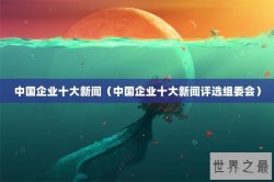 中国企业十大新闻（中国企业十大新闻评选组委会）