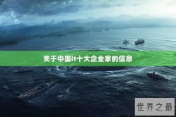 关于中国it十大企业家的信息