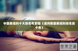 中国美缝剂十大排名有那些（请问我国美缝剂排名前十名）