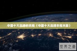 中国十大品牌的衣柜（中国十大品牌衣柜木扳）