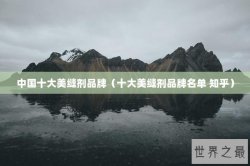 中国十大美缝剂品牌（十大美缝剂品牌名单 知乎）