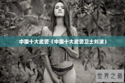 中国十大武警（中国十大武警卫士刘波）