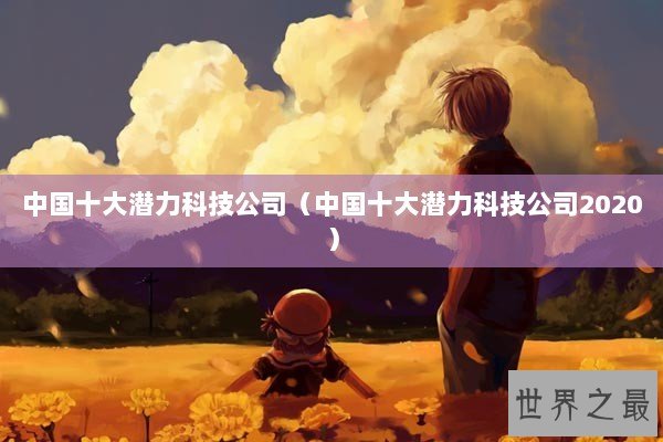 中国十大潜力科技公司（中国十大潜力科技公司2020）