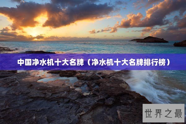 中国净水机十大名牌（净水机十大名牌排行榜）