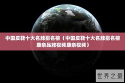 中国皮鞋十大名牌排名榜（中国皮鞋十大名牌排名榜康奈品牌视频康奈视频）