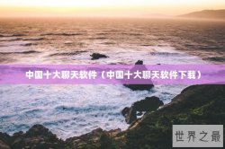 中国十大聊天软件（中国十大聊天软件下载）