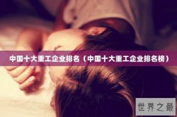 中国十大重工企业排名（中国十大重工企业排名榜）