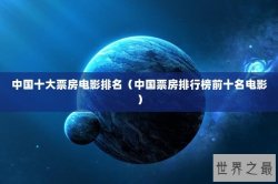 中国十大票房电影排名（中国票房排行榜前十名电影）