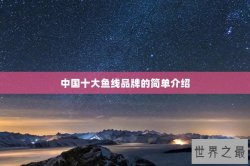 中国十大鱼线品牌的简单介绍
