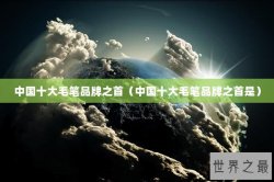 中国十大毛笔品牌之首（中国十大毛笔品牌之首是）