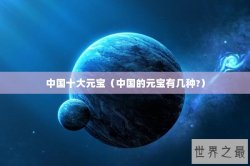 中国十大元宝（中国的元宝有几种?）