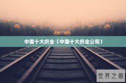 中国十大织业（中国十大织业公司）