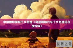 中国面包面包十大名牌（电动面包汽车十大名牌排名及价格）