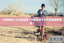 中国家具十大沙发品牌（中国家具十大沙发品牌有哪些）
