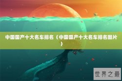 中国国产十大名车排名（中国国产十大名车排名图片）