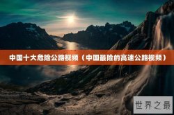 中国十大危险公路视频（中国最险的高速公路视频）