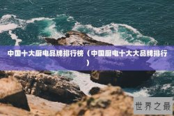 中国十大厨电品牌排行榜（中国厨电十大大品牌排行）
