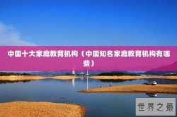 中国十大家庭教育机构（中国知名家庭教育机构有哪些）