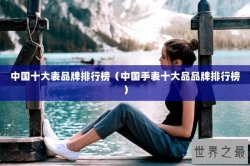 中国十大表品牌排行榜（中国手表十大品品牌排行榜）