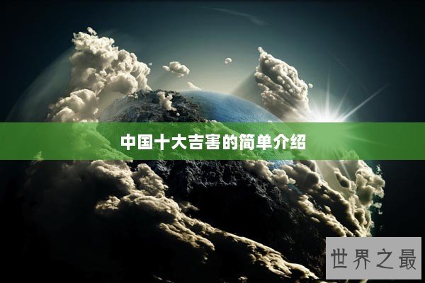 中国十大吉害的简单介绍