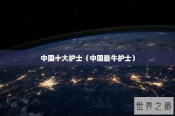 中国十大护士（中国最牛护士）