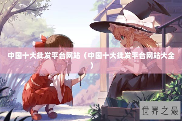 中国十大批发平台网站（中国十大批发平台网站大全）