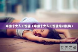 中国十大人工智能（中国十大人工智能培训机构）
