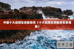 中国十大品牌生态板排名（十大品牌生态板排名家湘美）